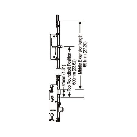 Strybuc Manual Round Bolt 850-8778739